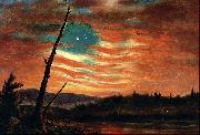 Frederick Edwin Church Our Banner in the Sky France oil painting artist
